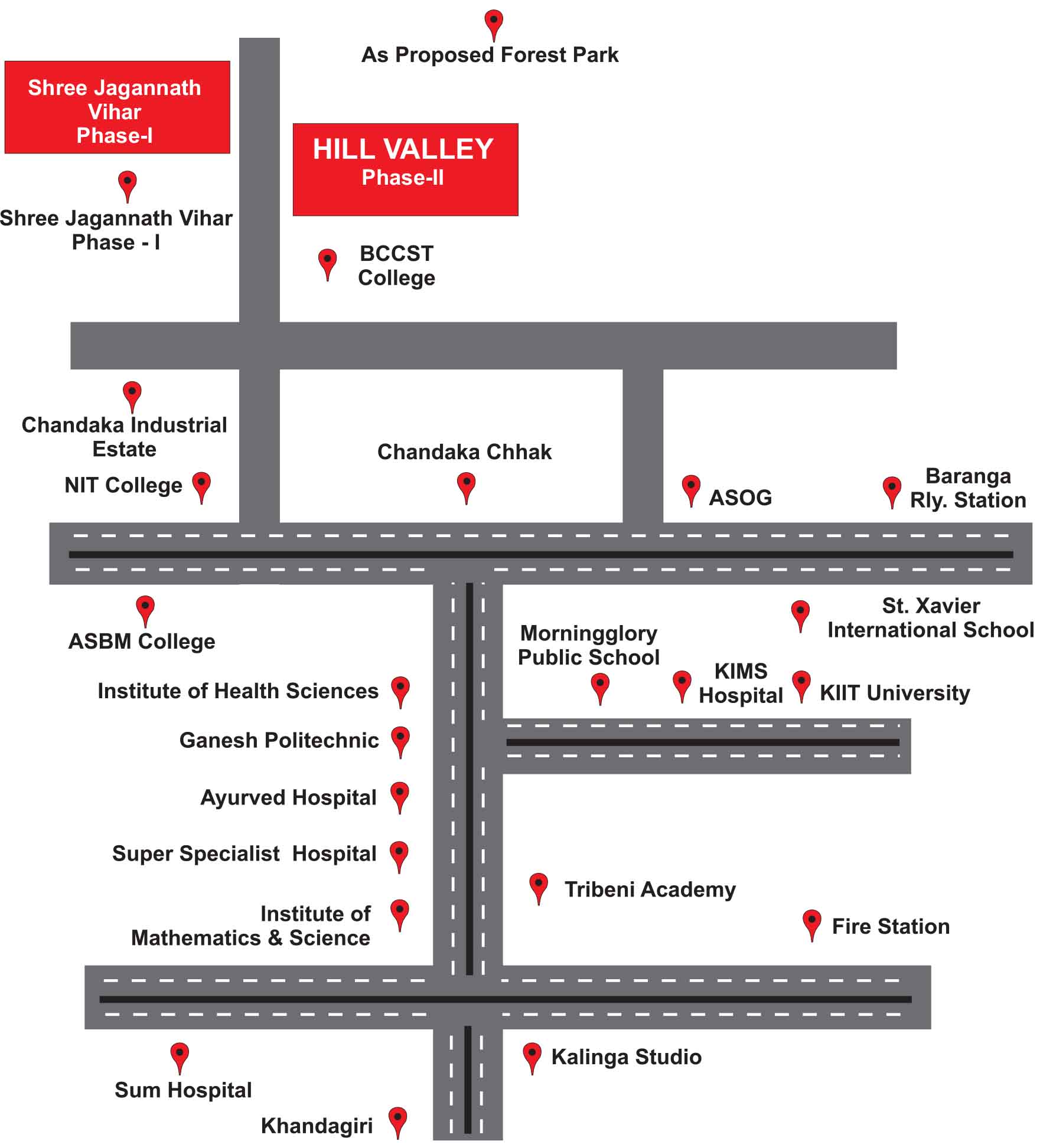 Smart Infra Location Map